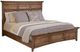 American Woodcrafters Oakdale 4-Piece Honey Oak Queen Panel Bedroom Set-2