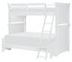Legacy Kids Teen Canterbury Natural White Twin over Full Youth Bunk Bed-0