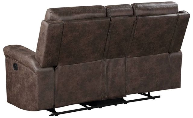 New Classic® Home Furnishings Quade Mocha Dual Manual Reclining Loveseat-1