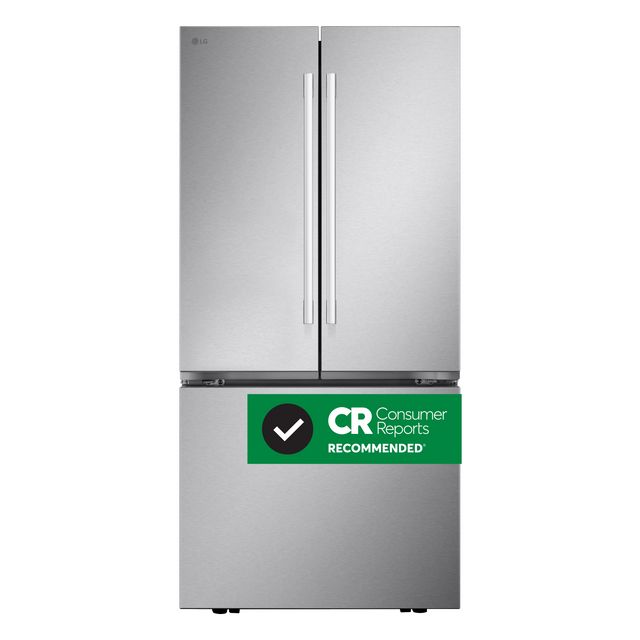 LG 33 in. 25.1 Cu. Ft. PrintProof™ Stainless Steel French Door Refrigerator-1