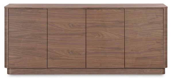 Moe's Home Collection Round Off Walnut Sideboard-0