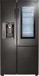 LG 21.74 Cu. Ft. Black Stainless Steel Counter Depth Side-By-Side Refrigerator-2