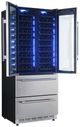 FORNO® Campania Alta Qualita 17.7 Cu. Ft. Stainless Steel Wine Column-2