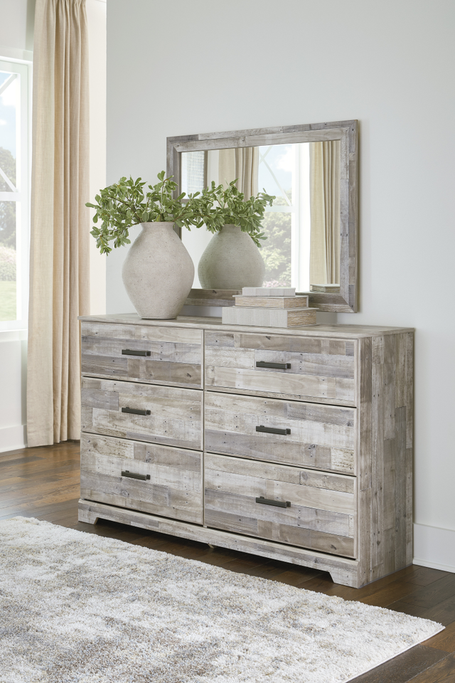 Benchcraft® Hodanna Whitewash Bedroom Mirror-3