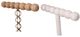 A & B Home Northrup 2-Piece Natural/Whitewash 1-Tier Jewelry Stand Set-3