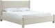 Modus Furniture Burke Cottage Cheese California King Upholstered Platform Bed-0