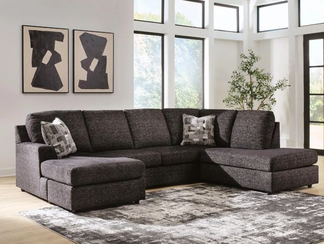 Signature Design by Ashley® Coralene 2-Piece Onyx Left-Arm Facing Sectional and Chaise-1