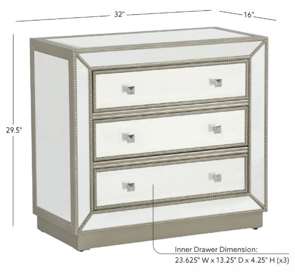 Coast2Coast Home™ Yarkin Soft Champagne Chest-2