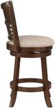 New Classic® Home Furnishings Gia Brown/Cherry 24'' Swivel Counter Stool-4