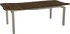 Amisco Customizable Zoom Extendable Table with 1.5" Solid Birch Top, Decorative Bolts and 1 Leaf-1