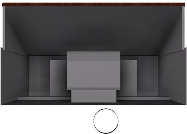 Vent-A-Hood® 36" Gunsmoke Tilt-Out Wall Mounted Range Hood-3