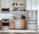 CAFE 4 Piece Kitchen Package with a 27.6 Cu. Ft. Capacity 4-Door French-Door Smart Refrigerator PLUS a FREE $100 Furniture Gift Card!-0