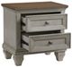 Homelegance® Renton Antique Gray/Brown Nightstand-3