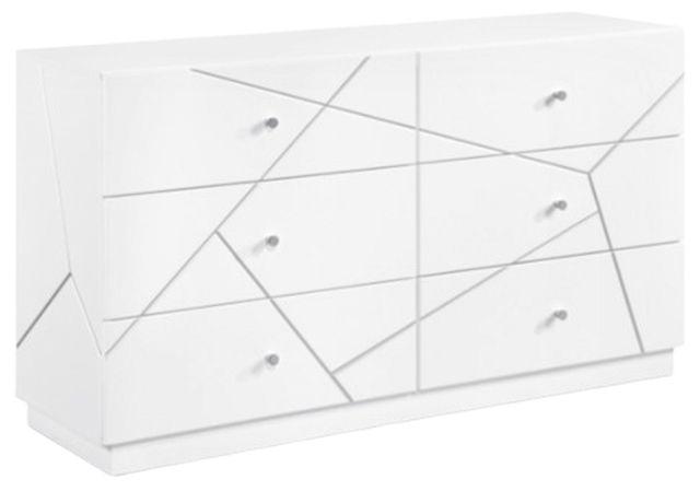 Homelegance® Orlo High Gloss White Dresser-0