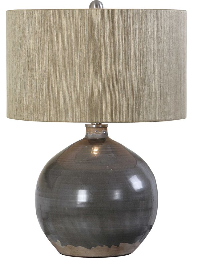 Uttermost® Vardenis Charcoal Gray Table Lamp-0