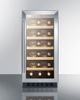 Summit® 2.2 Cu. Ft. Stainless Steel Wine Cooler-2