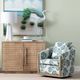 Crestview Collection Palmetto Green/White Accent Chair-1