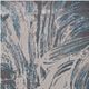 KAS Rugs Luna Blue/Silver Strokes 5'x8' Area Rug-2