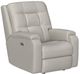 Flexsteel® Customizable Arlo Leather Power Rocking Recliner with Power Headrest and Lumbar-3