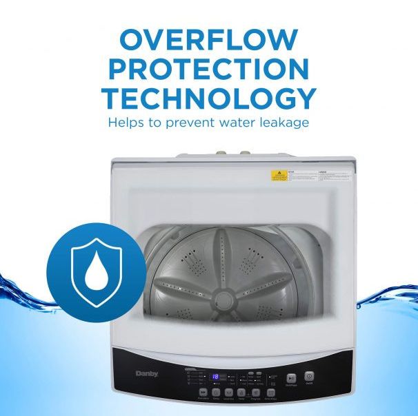 Danby® 3.0 Cu. Ft. White Top Load Washer-5