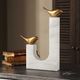 Uttermost® Songbirds Brass/White Sculpture-1