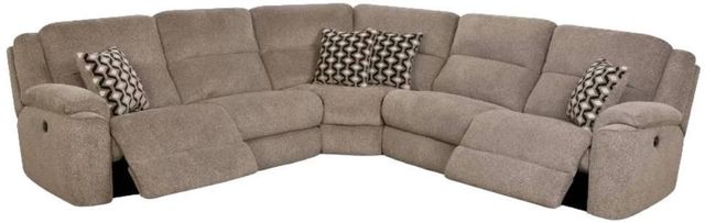 HomeStretch Catalina Platinum 3-Piece Power Reclining Sectional-0