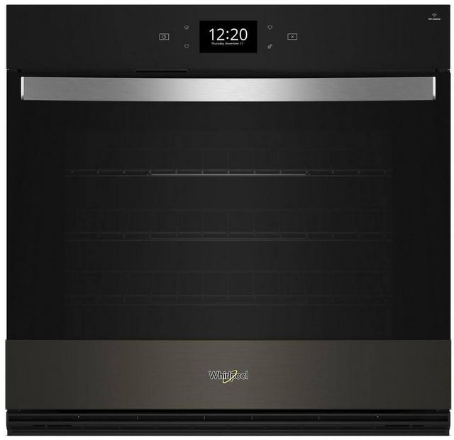 Whirlpool® 30" PrintShield™ Black Stainless Steel Single Electric Wall Oven