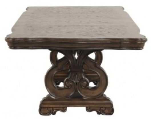 Furniture of America® Leovanni 7-Piece Dark Brown Dining Table Set-3