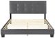Homelegance® Newberry Dark Gray Queen Platform Bed-4