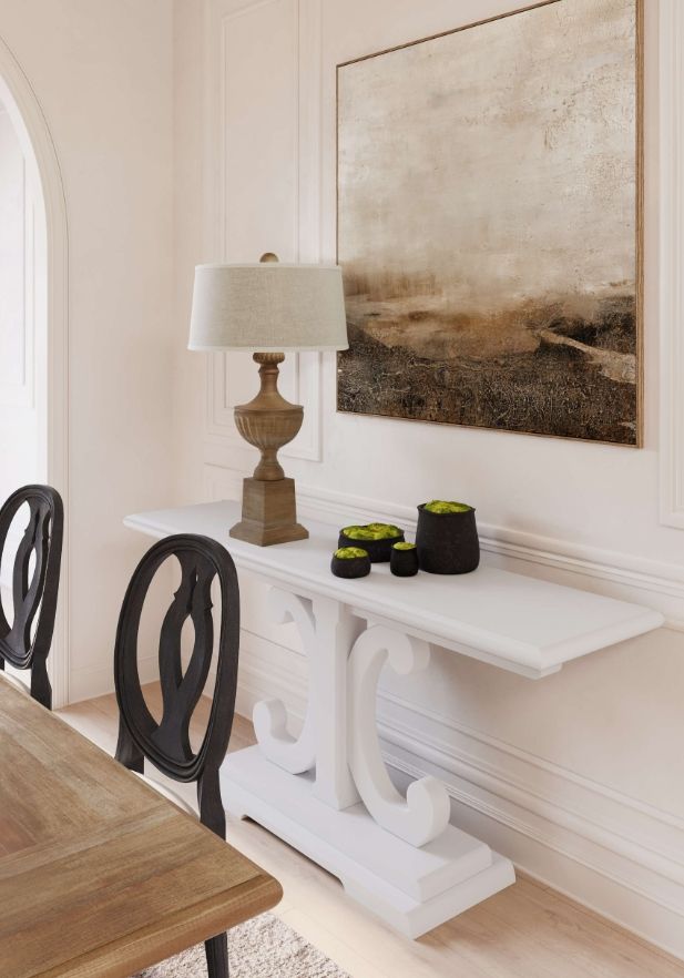 Bramble Customizable Fiona Pedestal Console Table-3