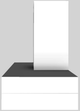 Vent-A-Hood® 36" White Contemporary Wall Mounted Range Hood-1