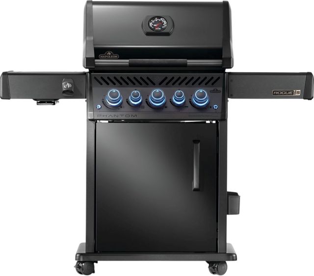 Napoleon Phantom Rogue® PRO-S 425 5-Burner Matte Black Freestanding Natural Gas Grill-0