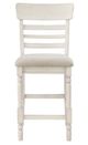 Homelegance® Alburgh Antique White/Light Gray Counter Height Chair-2