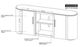 International Furniture Direct Balam Stained Dark TV Stand-3