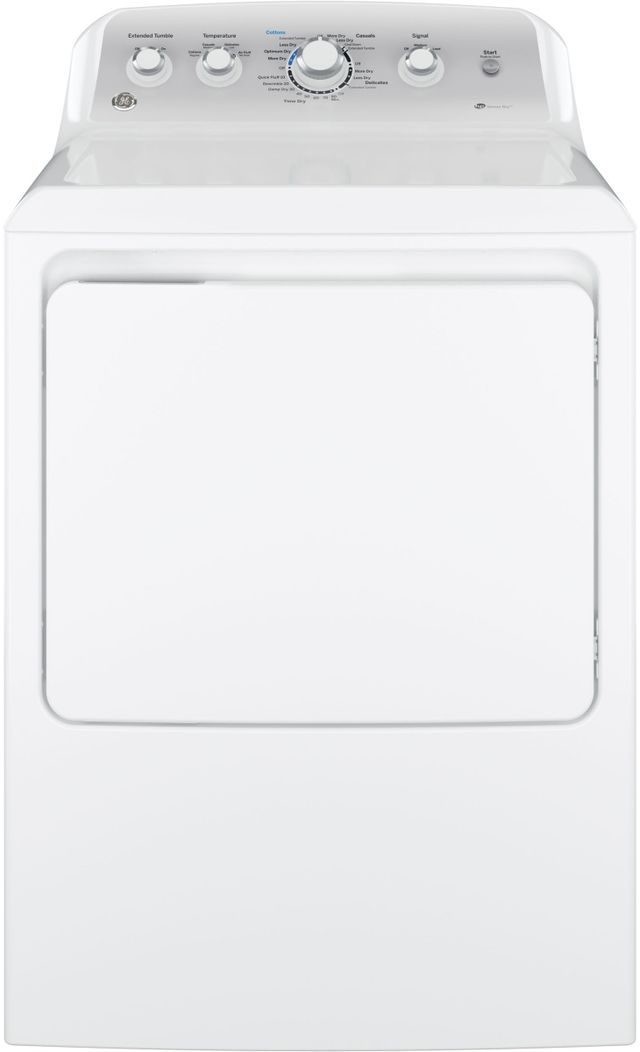 GE® 7.2 Cu. Ft. White Electric Dryer-0