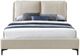 Bernards Bryant Tan Upholstered King Panel Bed-2