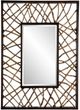 Uttermost® Teak Maze Walnut Rectangle Mirror-0