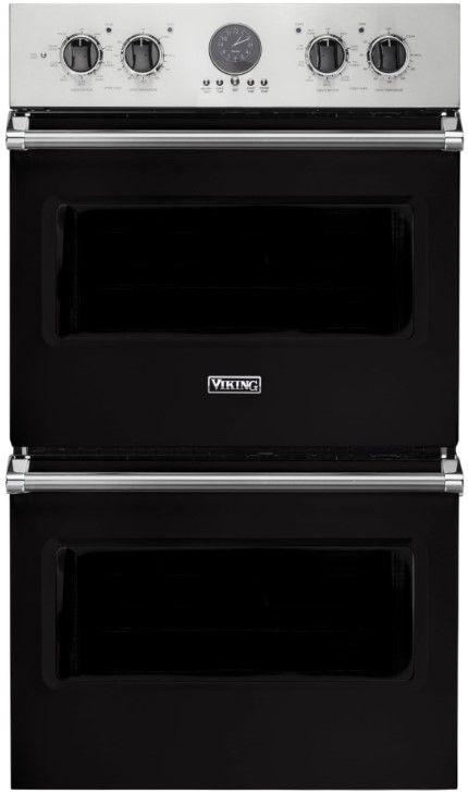 Viking® 5 Series 30" Onyx Double Electric Premiere Oven-0