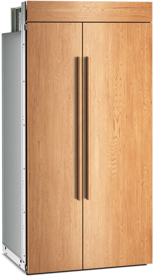 KitchenAid® 42” 25.5 Cu. Ft. Panel Ready Built In Side-by-Side Refrigerator with Platinum Interior-3