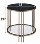 ACME Furniture Zaidee Black End Table with Champagne Base-2