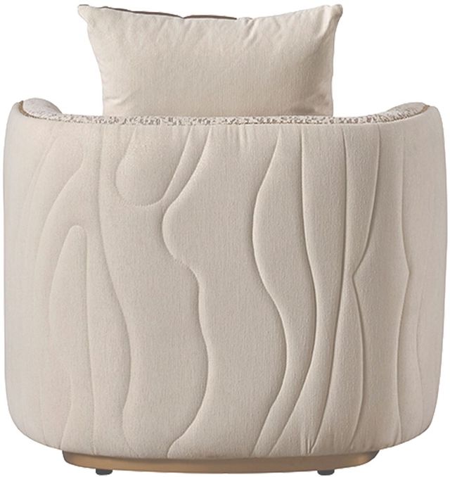 Michael Amini® Gineverra Biscotti/Ivory Gold Bouclé Accent Chair-4