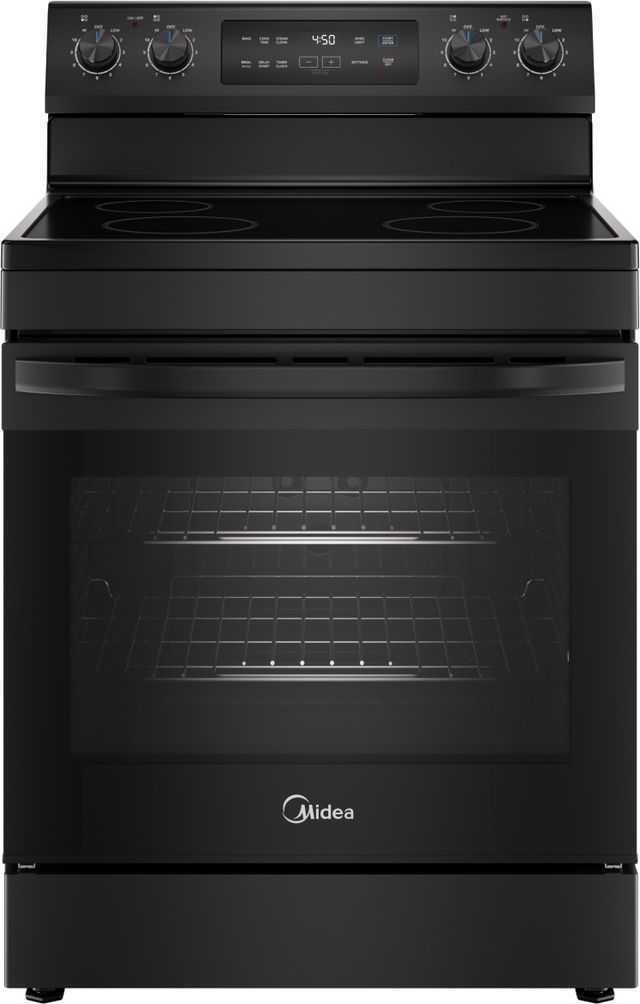 Midea® 30" Black Freestanding Electric Range -0