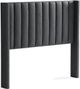 Malouf® Blackwell Charcoal Queen Headboard-0