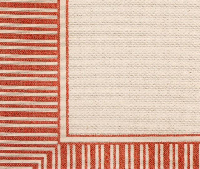 Surya Alfresco Beige/Brick Red 5'x8' Area Rug-3
