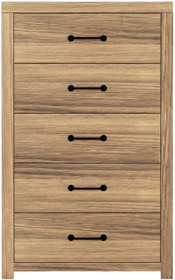 Perdue Woodworks 67,000 Essential Brown 32" 5-Drawer Chest-1