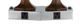 Cal® Lighting & Accessories Brushed Steel/Espresso/White Desk Lamp-1