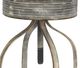 A & B Home Gray Iron/Wood Stool-1