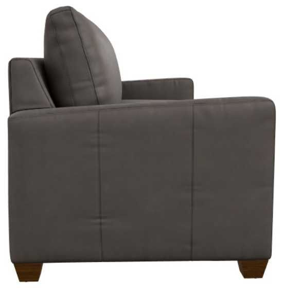 La-Z-Boy® Wilmette Greystone Leather Sofa-3