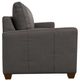 La-Z-Boy® Wilmette Greystone Leather Sofa-3