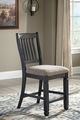 Signature Design by Ashley® Tyler Creek 2-Piece Black/Grayish Brown Bar Stool-2